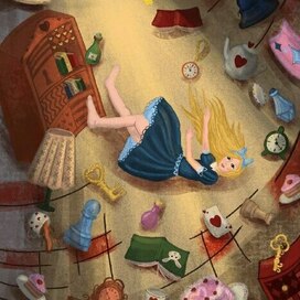 Illustration for "Alice in Wonderland"