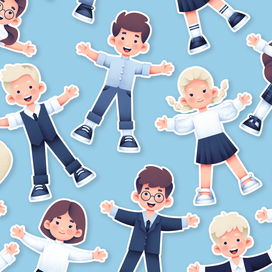 Paper garland for elementary school graduates