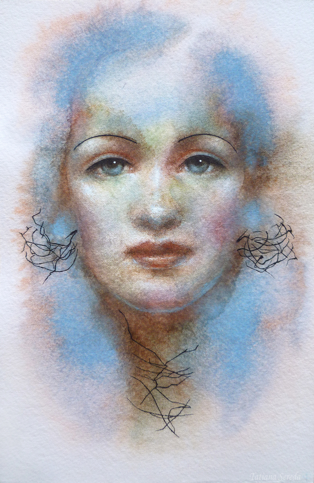 Watercolor portrait