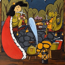 Princess and dragon 