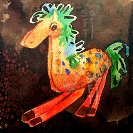 Plush horse