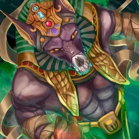 Illustration for a card game