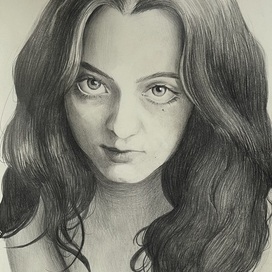 Portrait of a naked girl