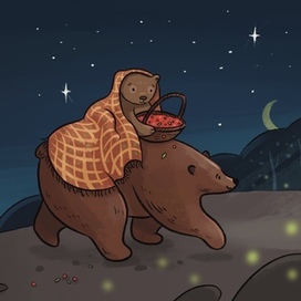 Иллюстрация к книге "Сказки о снежном барсе"