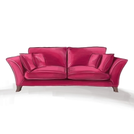 Pink Sofa