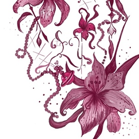 Lilies tattoo 