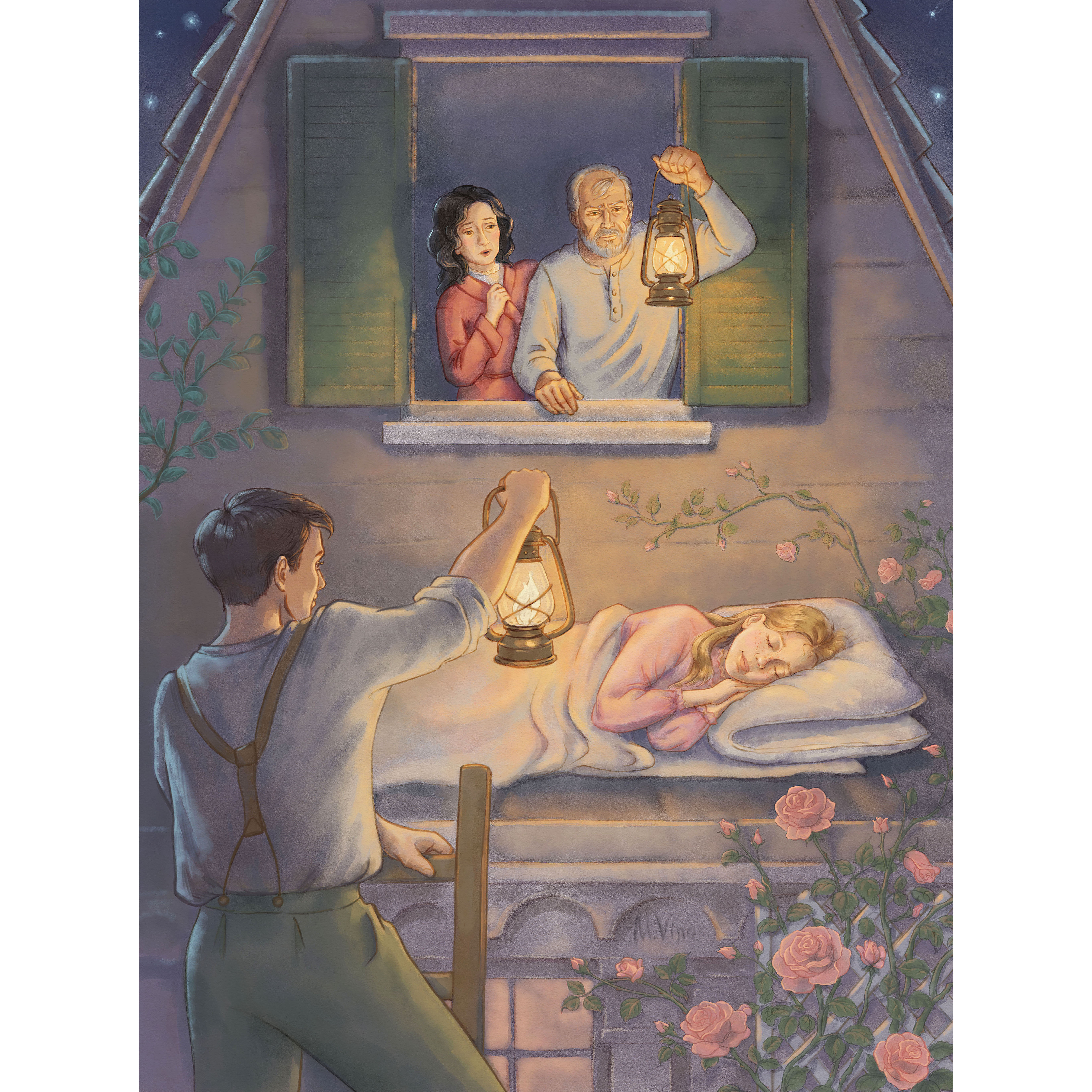 Illustration for the book “Pollyanna” by E. Porter.