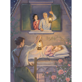 Illustration for the book “Pollyanna” by E. Porter.