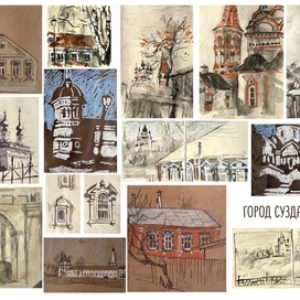 Sketches from Suzdal
