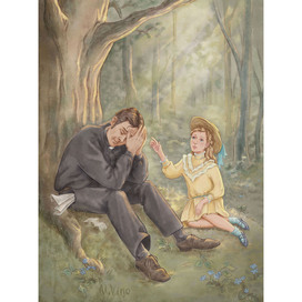 Illustration for the book “Pollyanna” by E. Porter.