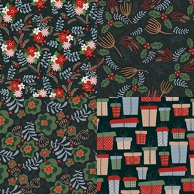 Christmas seamless pattern 