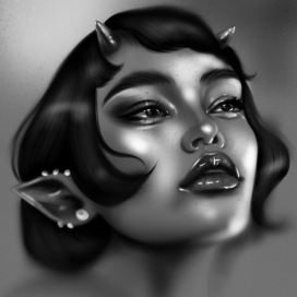 Dark fantasy character