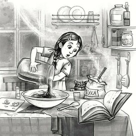 Making magical gingerbread cookies
