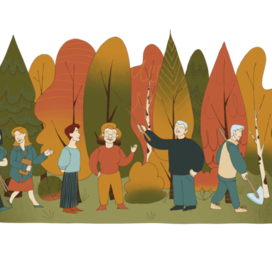 Illustration for a neighborhood improvement project