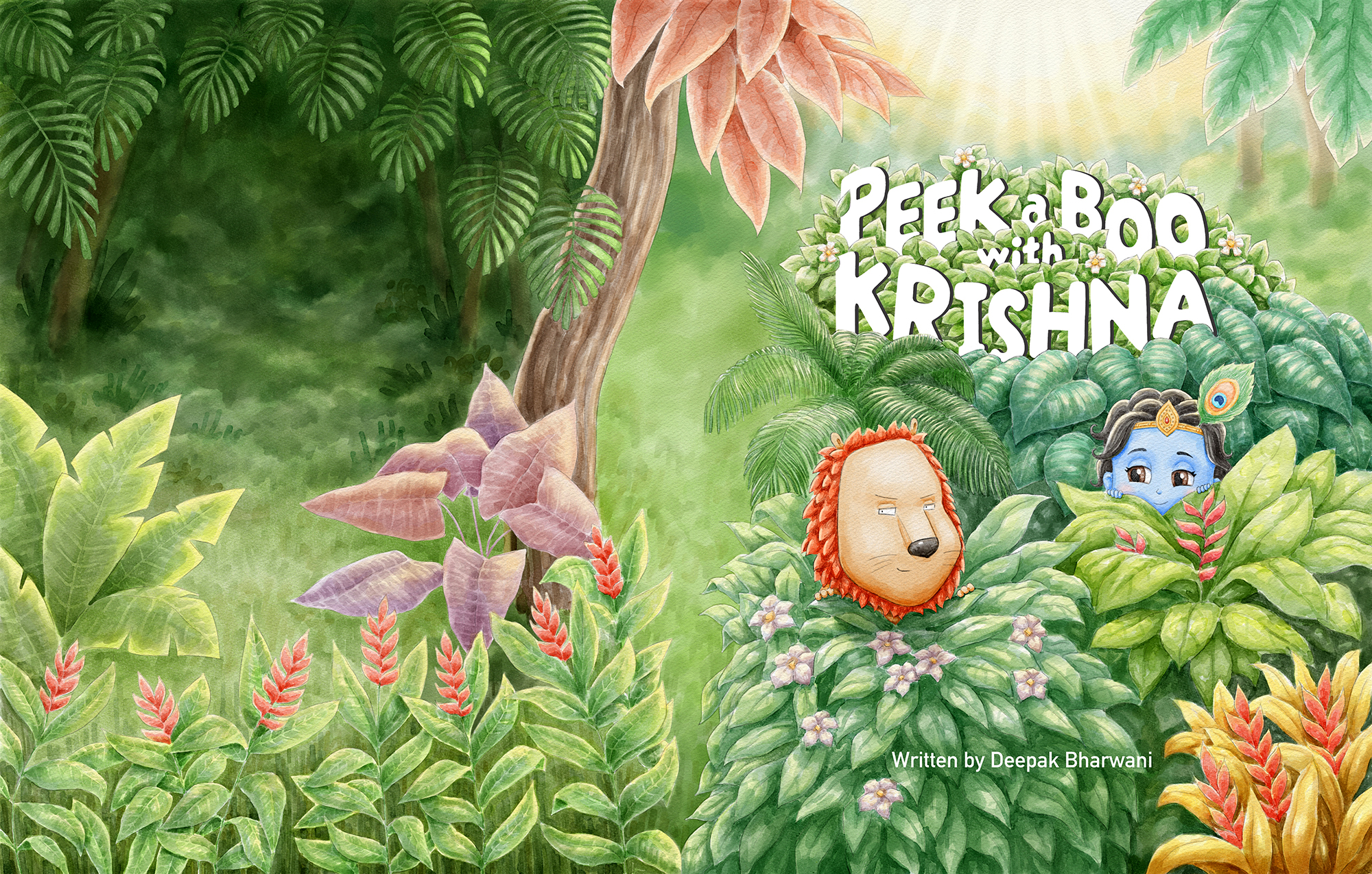 Обложка для книги "Pick a boo with Krishna"