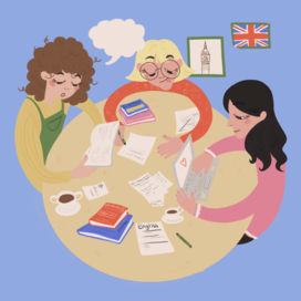  Illustration for a language group