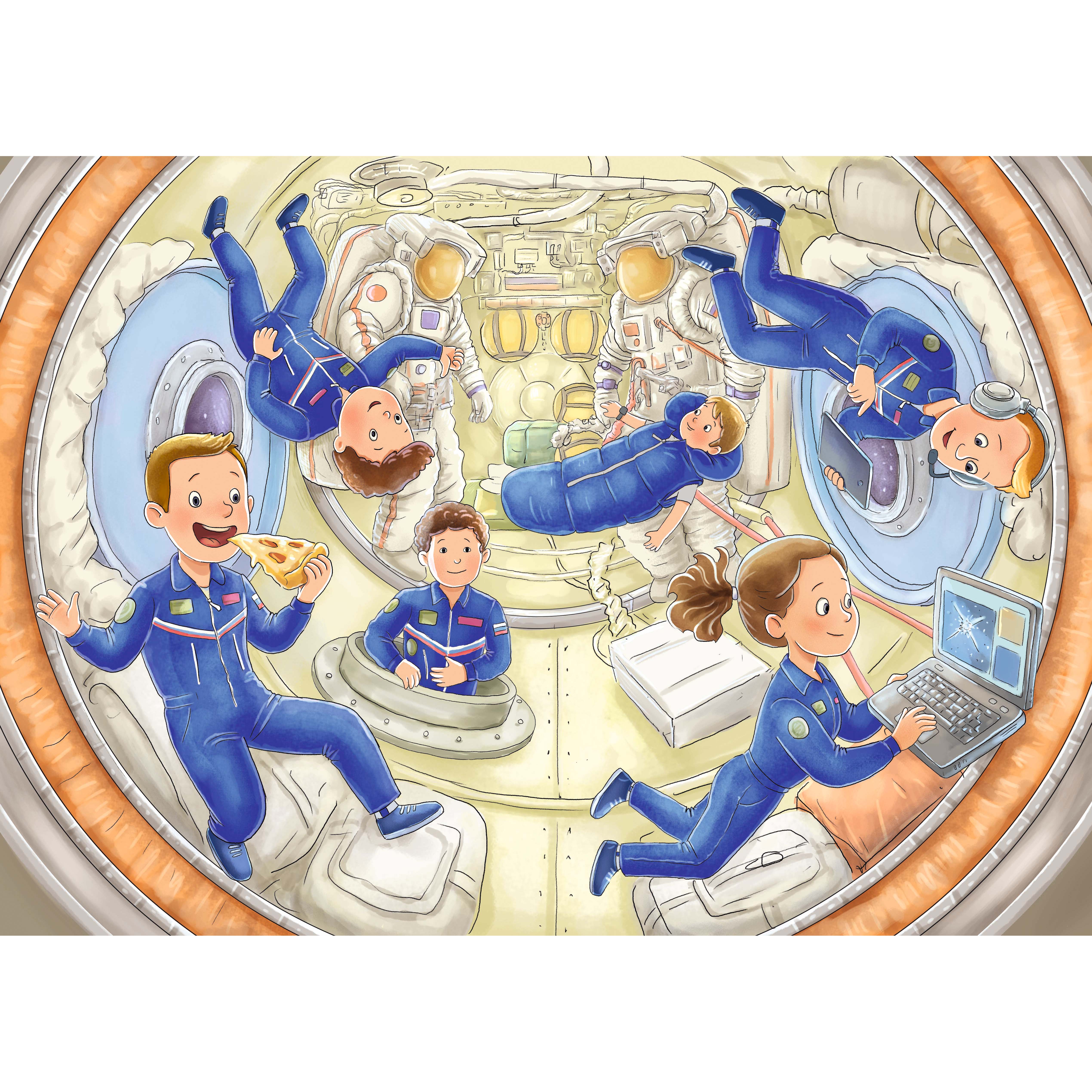 Illustration for the fairy tale "The Dream"