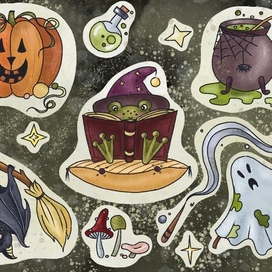 Halloween Stickers Pack 
