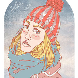 Winter girl