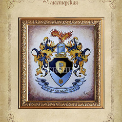 Корпоративный герб-картина