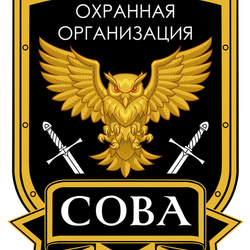 Шеврон для охранной фирмы "Сова"