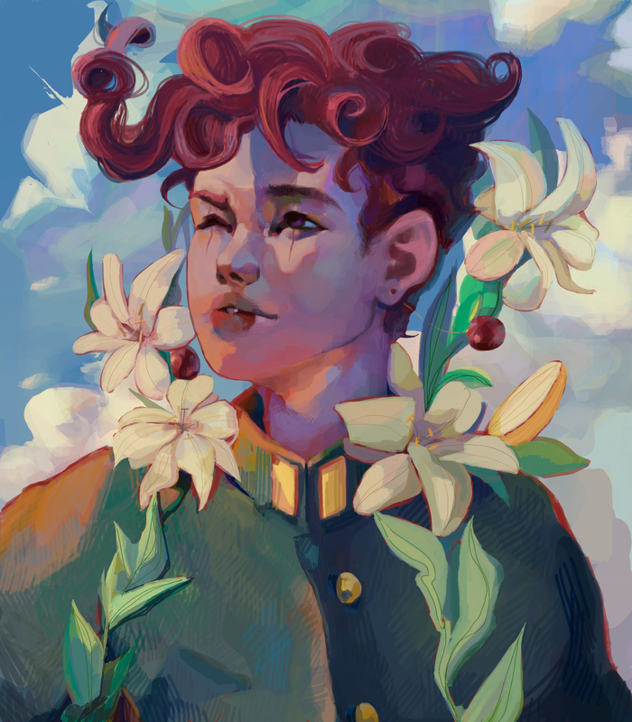 Утопающий в цветах 