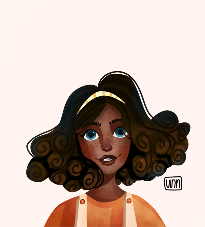 Смуглая девочка