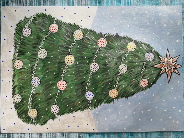 Иллюстрация Новогодняя елка