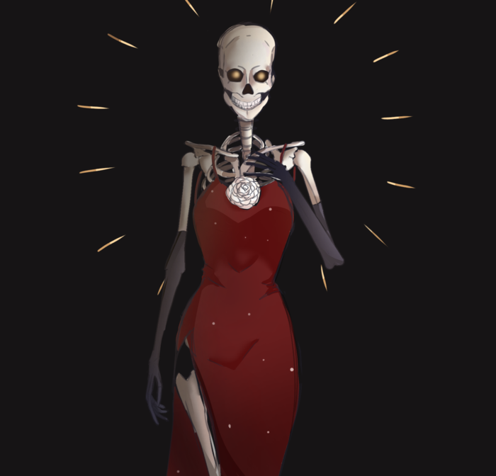 Работа в скетчевом варианте по колено