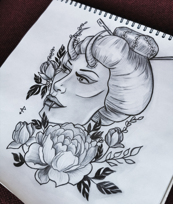 Эскиз для тату