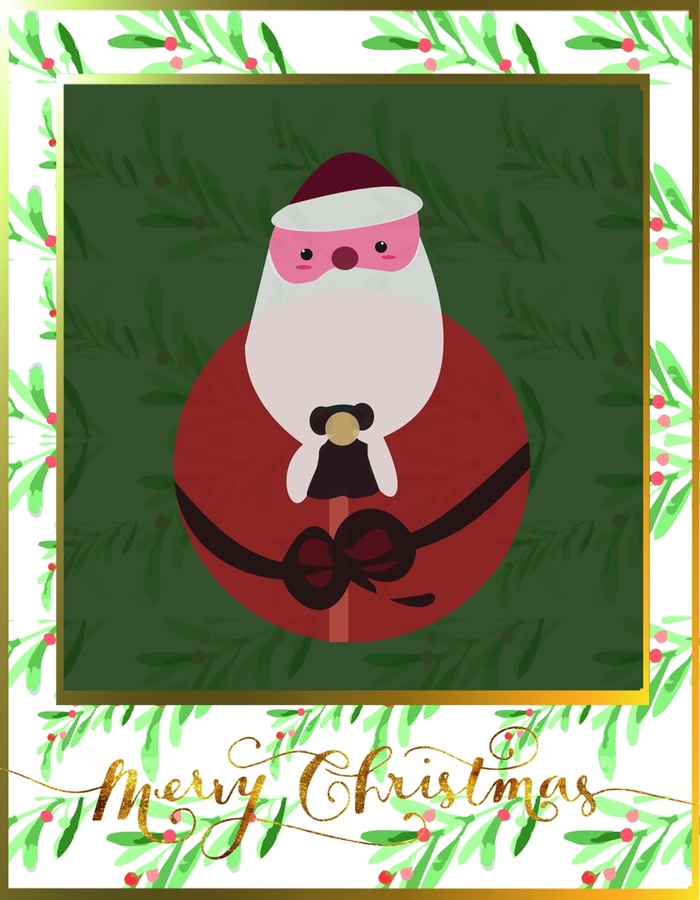 Открытка на Новый год