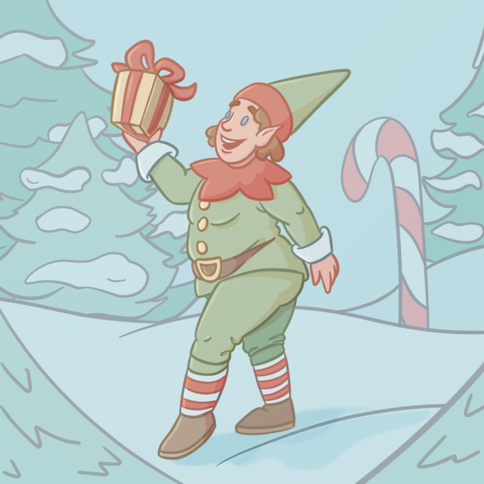 Новогодняя (рождественская) иллюстрация