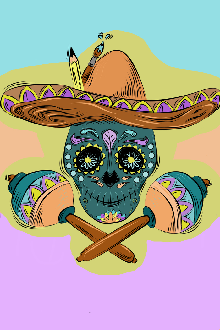 Мексиканский череп