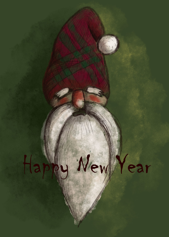 Открытка "Happy New Year"