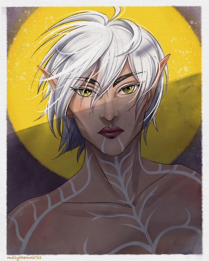 Хэд в акварельном стиле