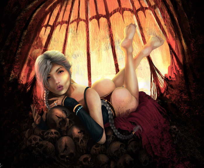 концепт персонажа. иллюстрация