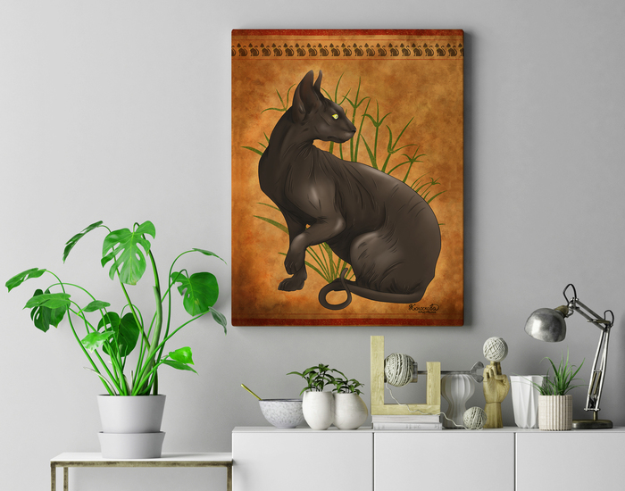 "Кошка" (стилизация под египетский стиль)🐈