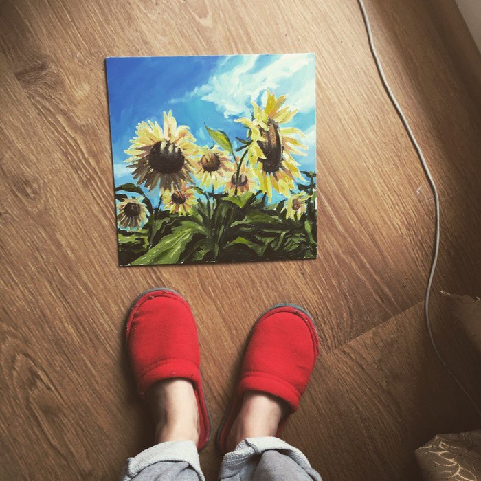 Подсолнухи