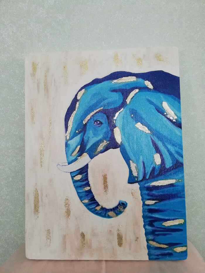 Картина "Синий слон".