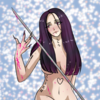 anime girl with swoard
