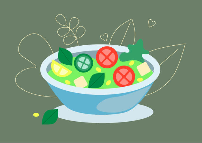 Салатная история