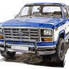 1984 Ford Bronco  XLT 4X4 Two Tone 