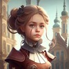Красивая девочка в стиле барокко