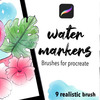 Акварельные маркеры procreate