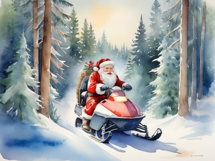 Новогодняя открытка