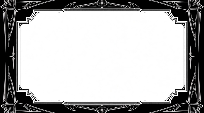 Минималистичная черно-белая рамка