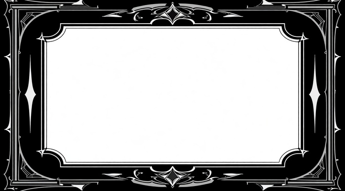 Минималистичная черно-белая рамка