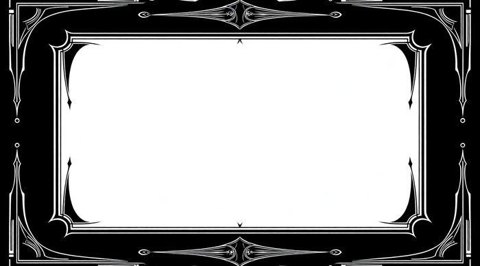 Минималистичная черно-белая рамка