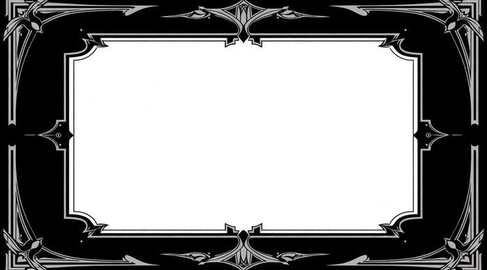 Минималистичная черно-белая рамка