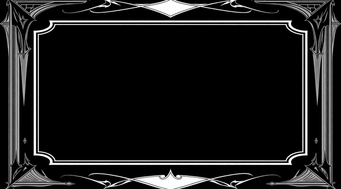 Минималистичная черно-белая рамка